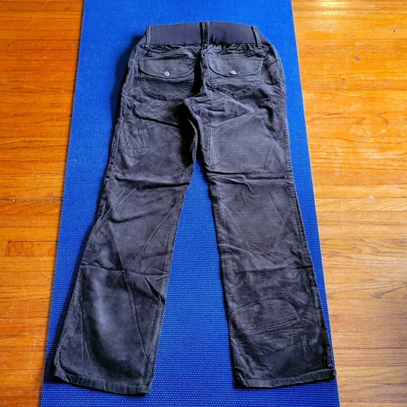Old Navy Maternity Brown Corduroy Pants - Size Small - Picture 4 of 6
